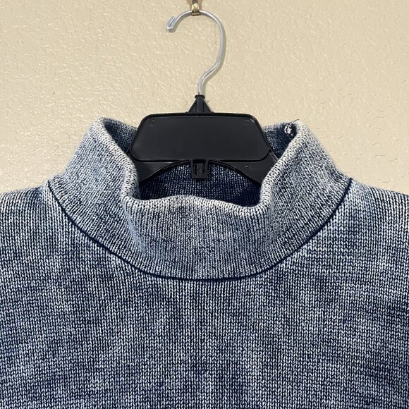 GRIMES Miss Anthropocene Denim Knit9000 Turtleneck Sweater XL - Picture 4 of 9